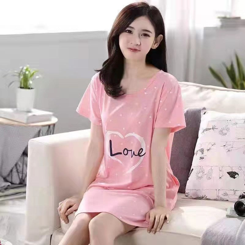 Summer Korean Princess Sweet Cute Cloth Bag Nightdress Women