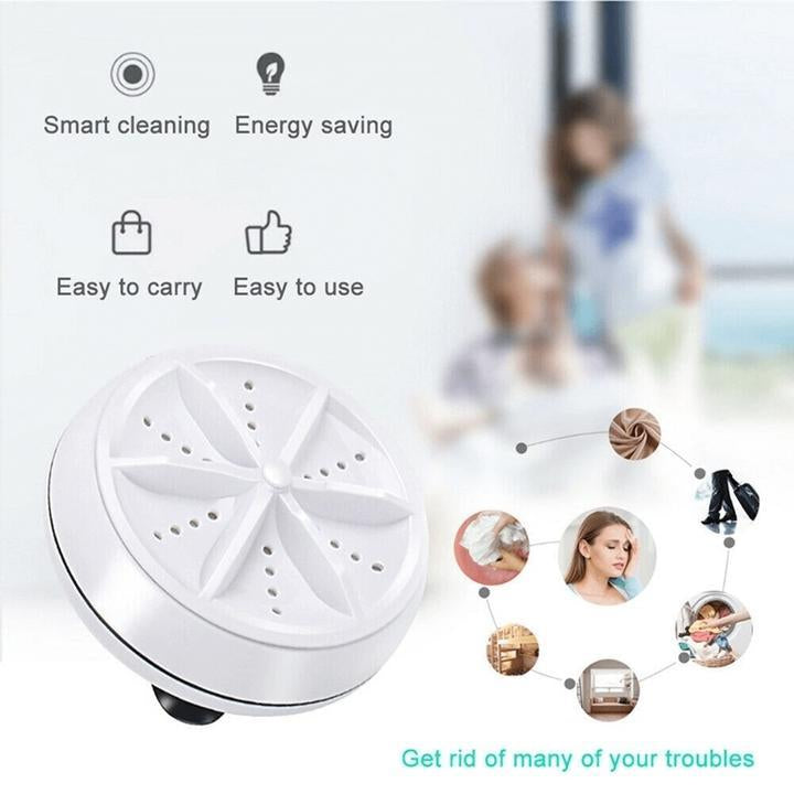 Portable Ultrasonic USB Turbo Washing Machine