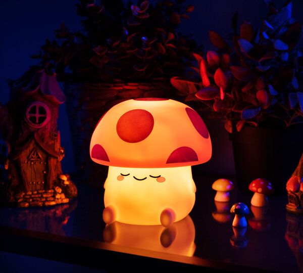 ROMANTIC MULTI COLORFUL SENSOR LED MUSHROOM NIGHT LIGHT