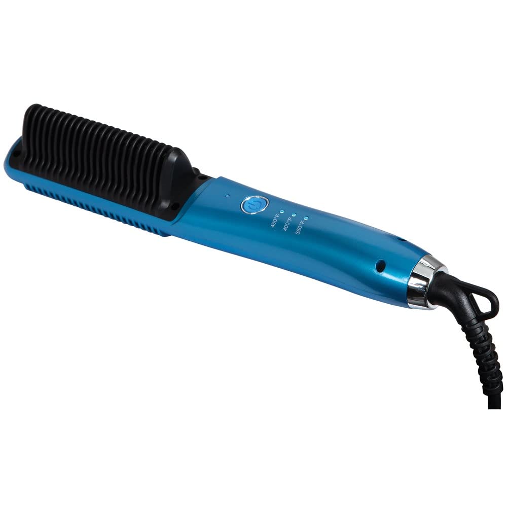 Pro Salon Hair Straightener Brush: Ultra-Fast, Precision Heating