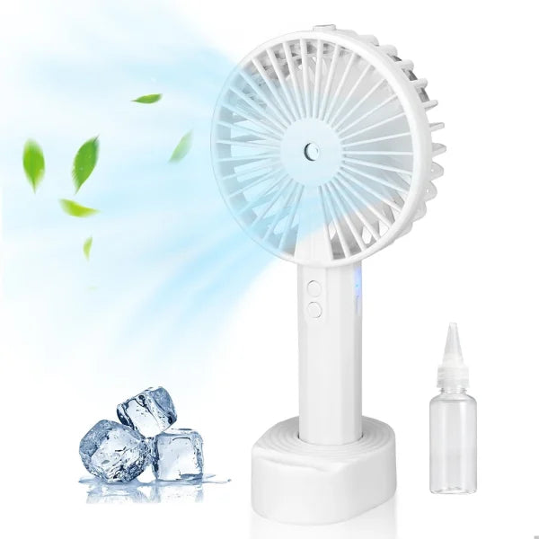 Handheld Spray Fan Creative Gift Students Portable Desktop Outdoor Humidifying Table Small Diplo pore Fan